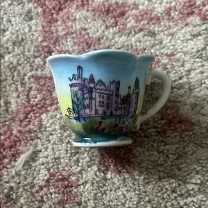 Scenic Castle Art Mug - Blue and White